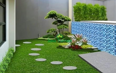 Desain Taman Minimalis Depan Rumah