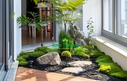 Cantik dan Fungsional! Desain Taman Modern Low Budget Tanpa Bikin Kantong Bolong 3 Desain Taman Modern Low Budget