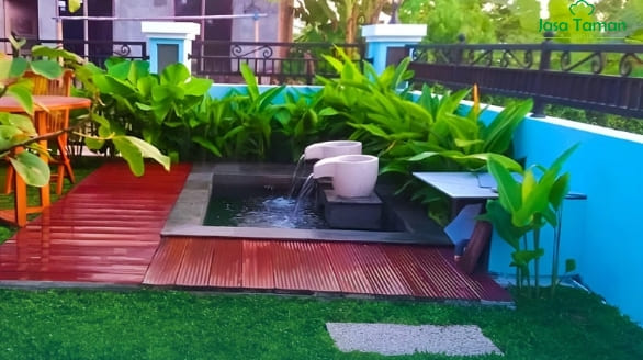 Koipond and Fountain