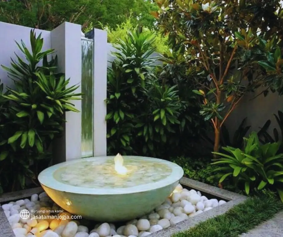 Inilah 7 Contoh Air Terjun Hias untuk Keindahan Taman 3 Contoh Air Terjun Hias