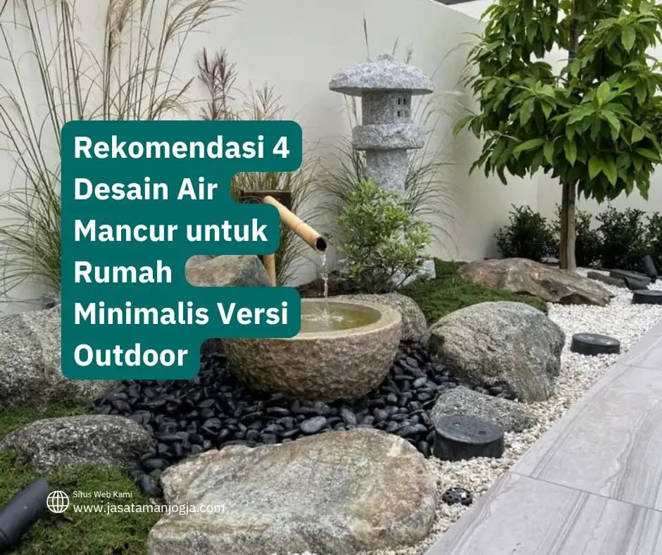 Desain Air Mancur untuk Rumah Minimalis