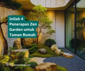 Read more about the article Inilah 4 Penerapan Zen Garden untuk Taman Rumah